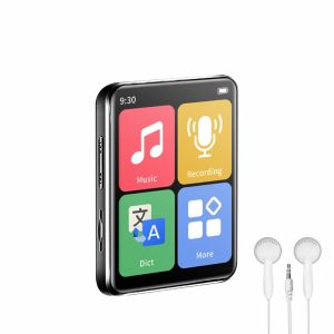 2022ใหม่ MP3 MP4เครื่องเล่นเพลง2นิ้วหน้าจอสัมผัส Bluetooth MP3เครื่องเล่นมินิแบบพกพานักเรียน Walkman กับลำโพงวิทยุ FM บันทึกการเรียนรู้