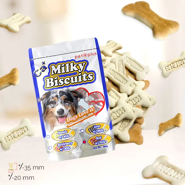 Calcium Milky Biscuit Liver and Milk for Dogs (200g) Set of