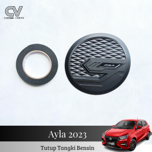Cover Tutup Tangki Bensin Mobil Ayla 2023 Hitam