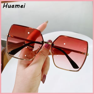 Kaca Mata Hitam Anti Sinar Ultraviolet Untuk Kacamata Hitam Wanita Tak Bingkai