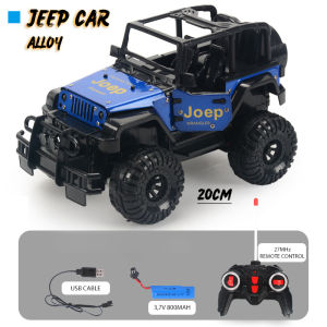 MG-60 1:18 4CH Alloy JEEP Remote Control Off-road Vehicle High-speed Drift Crawler Toy Car 27mhz high frequency remote