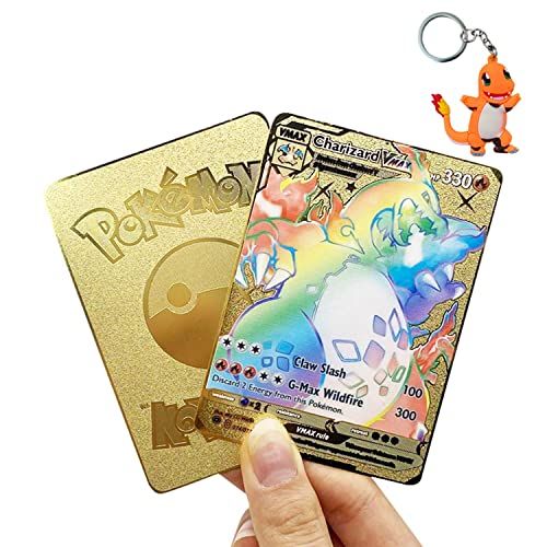 Custom Metal Gold Collectible Pokemon Card | Shining Charizard Custom Metal Pokemon  Card | Lazada PH