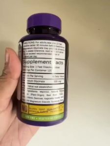 in stock USA Magnesium Glycinate 500mg per Serving Sleep Comprehensive Stress Relief and Support for Insomnia