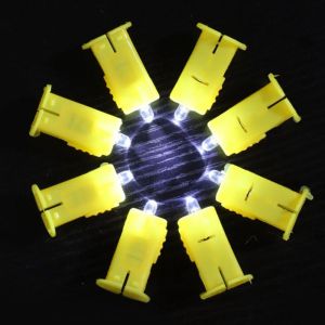 OKDEALS01 10pcs Electronic Light Lantern LED Wick DIY Material Built-in Lamp Lantern Light Lantern Accessories Miniature Wicks Lamp Party