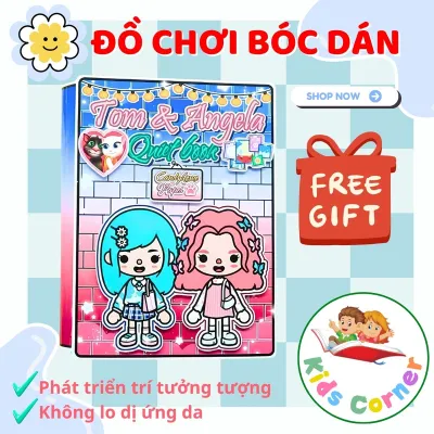 Harley Quinn trong Toca Life World đồ chơi ngôi nhà búp bê giấy Toca Boca cắt dán DIY cho bé.