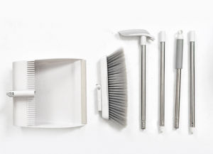 GMC Broom and Dustpan Set with long handle - Effortless Cleaning & Rotatable Sweeper