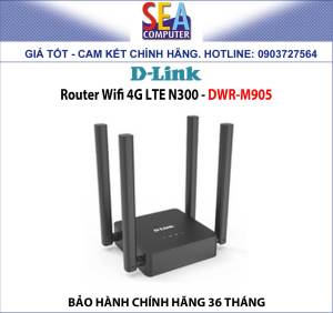 D-link Router Wifi 4G LTE N300 - DWR-M905