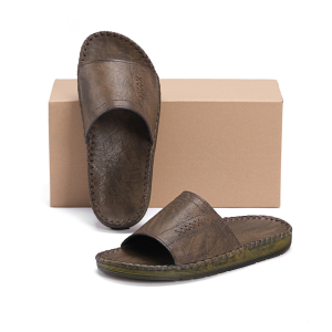 Dép da cao cấp dép 2 quai ngang  đế đúc ngyên khối may xung quanh đế bảo hành 12 tháng  MÃ SẢN PHẨM (dép 2 quai )