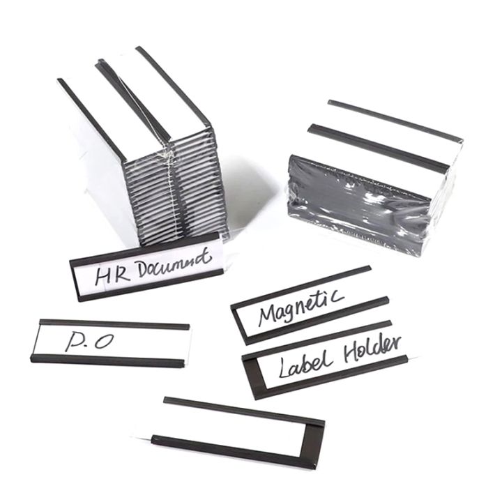 30Pcs Magnetic Label Holders,Sign and Ticket Holder,Holders for Metal ...