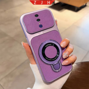 Suitable For OPPO F11 Leather Phone Case Folding Bracket Shockproof Casing With U Magnetic Suction