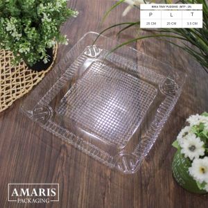 Mika Tray Kue / Pudding Ulang Tahun Isi 10 Pcs MTP-25 Amaris Packaging
