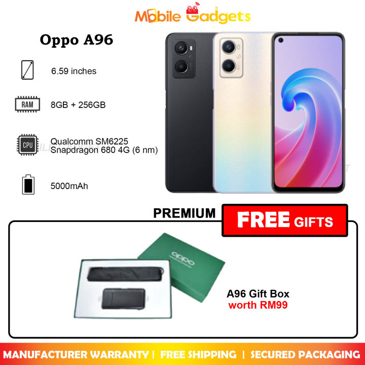 Oppo A96 (8GB+256GB) | Original New Set with 1 Year Warranty | Lazada