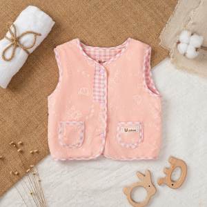 Áo Khoác Cotton Lót Lông Cho Bé Unbee Dày Dặn Mặc Được 2 Kiểu Size 3-24M