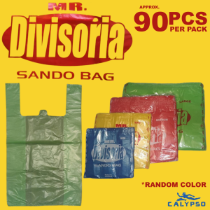 Mr. Divisoria Plastic Sando Bag - 1 Pack (90 Pieces) - Micro/Mini/Tiny/Medium/Large