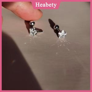 Heabety 316L thép không gỉ Helix Sao Bông tai phụ nữ 1PC xu hướng Zircon Thùy rook sụn tai trang sức phụ kiện cơ thể