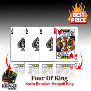 Parade King Alat Sulap Four of King Sulap Kartu Berubah - KZ280