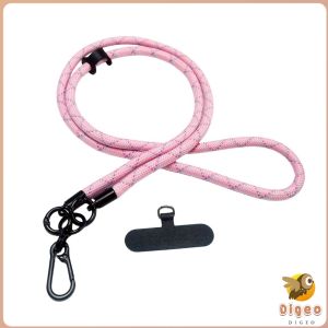 Digeo 120cm Universal Crossbody Phone Lanyards for Cell Phone Hanging Cord Strap Safety Anti-Lost