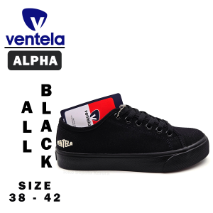 Sepatu Sekolah Anak Remaja SMA Laki Laki/Perempuan – Sepatu Pria/Wanita Dewasa – VENTELA – ALPHA – Size 38-42 – Sneakers – Sport – Tali