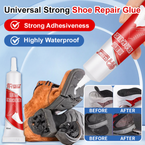 透明软性通用强力补鞋胶 Shoe Adhesive Special Soft High Transparent Glue Leather Shoe Emergency Repair All Material Shoe Cement Quick Dry Bonding Agent Shoe Repair Glue Strong Adhesive Waterproof Flexible High Viscosity
