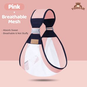 Baby Wrap Carrier Stretchable Newborn Wrap Carrier Comfortable Breathable Multifunctional Sling Bag
