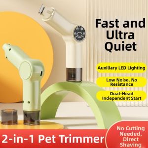 OUTOPEN Quiet Operation Pet Nail Grinder Rechargeable Detachable Pet Clippers Professional Portable Pet Grooming Tool Dog Paw Grooming
