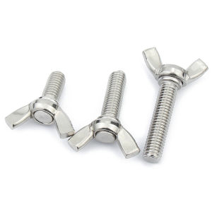 316 Stainless Steel Butterfly Bolt M4 M5 M6 M8 Wing Bolt Thumb Wing Screw Hand Tightening Screws Claw