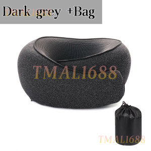 [✅SG Ready Stock] U-Shaped Memory Foam Neck Pillow Soft Travel Pillow Massage Neck Pillow Sleeping Airplane Car Pillow