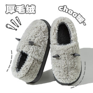 Free Shipping Korean-Style Cartoon Lamb Plush Slippers Non-Slip For Indoor Use WomenS Winter Slippers With Added Fleece Lining For Extra Warmth