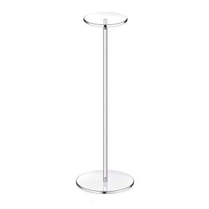 Acrylic Display Riser Round Barbell Pedestal Display T-Shape Display Pedestal Riser Stand for Watch Display Rack