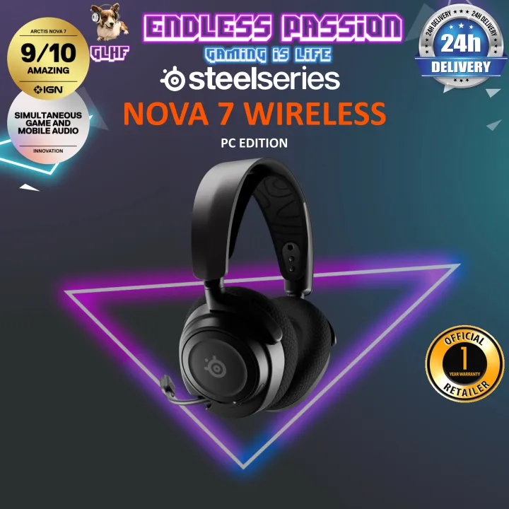 SteelSeries Arctis Nova 7 Wireless Multi Platform Gaming Headset Available in Nova 7P Nova 7X Nova 7 Dragon Lazada Singapore