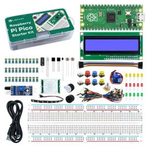 LAFVIN Basic Starter Learning Kit for Raspberry Pi Pico with Tutorials MicroPython Piper Make and CC++ (Compatible with Arduino IDE)