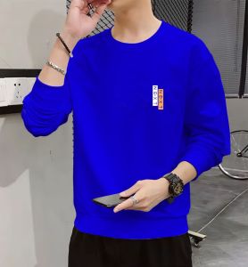 Bisa COD Sweater Keren Crewneck Elegan Kaos Pria Trendy Sweatshirt Kasual Sweter Cowok Baju Next New