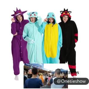 XXL Monster Onesie For Women Men Animal Kigurumi Pyjamas Cartoon Pajama Homewear Halloween Cosplay Party Costume2026