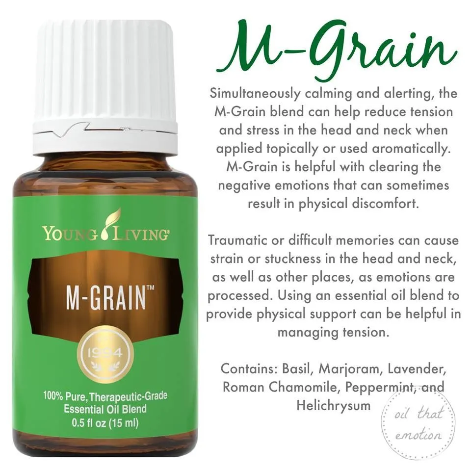 Young Living M-Grain Pure Essential Oil Blend 15ml | Lazada Singapore