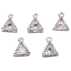 Sparkling Zircon Alloy Pendant Craft Accessories For Women Men Gift