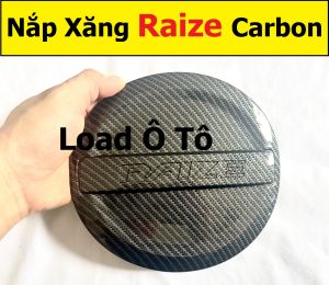 Ốp Nắp Bình Xăng Carbon Xe Toyota Raize 2022-23 Cao Cấp Vân Carbon