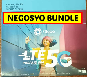 GLOBE SIM 10PCS NEGOSYO BUNDLE FREE DATA