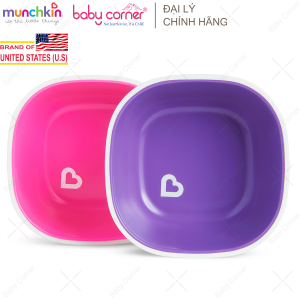 Bộ 2 Bát Chống Trượt MUNCHKIN Cho Bé Từ 6 Tháng