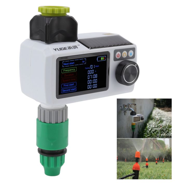 Solar-Sprinkler-Timer – Programmierbarer Bewässerungscomputer Mit Solarenergie