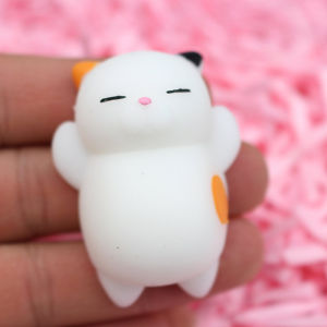 W21Toys Squishy Cat Set 2 Soft Silicone Kawaii Kitties Top Stress Relief Sensory Gift 2022 Unique Kids & Adults Teenage Girl Boy