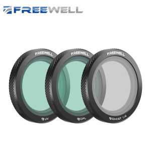 Freewell Drone Magnetic Filters Set Every Day 3 Pack UVGlow Mist 1/4CPL Filter Compatible DJI Neo Drones Lens Accessories