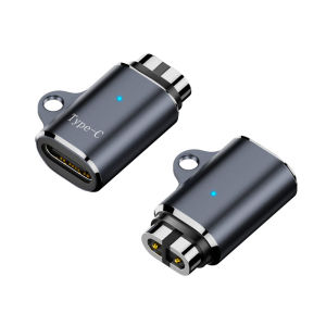 Cáp sạc USB C/Dành cho iOS sang Bộ chuyển đổi từ tính cho tai nghe dẫn truyền qua xương SHOKZ OpenRun Air/Pro/Mini uốn cong 90 độ tương thích với AfterShokz Aeropex AS800 S803