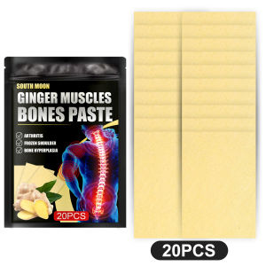 South Moon Ginger Muscles Bones Paste Knee Pains Patches Heat Therapy Promote Blood Circulation Relieve Pain Body Health Care 10pcs/20pcs