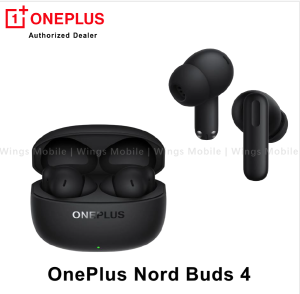 OnePlus Nord Buds 4 | Active Noise Cancellation | Six-Mic AI Clear Call | 180 Days Official Warranty