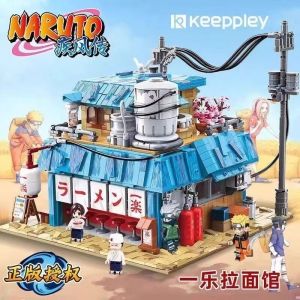 Keeppley Naruto Ichiraku Ramen Noodle Shop Building Blocks Toy for Kids Ages 6 Years Old and Above