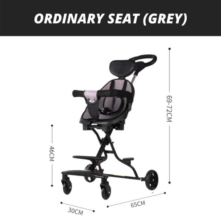 BKK Baby Stroller Baby Murah Two Way Foldable Magic Stroller Kid Trolley Baby Trolley Portable Stroller Lipat Lazada