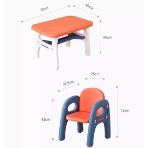 BABE Study Table For Kids With Chair With Drawers Set For 1-8 Years
