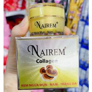 Kem ngừa mụn nám trắng da 8g - Nairem Collagen