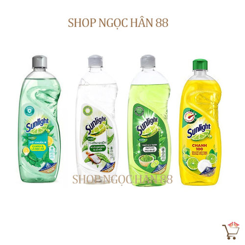 [CHÍNH HÃNG] Nước rửa chén Sunlight Trà chanh * Thiên Nhiên * Diệt ...