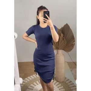 BAJU SERUT DRESS BODYCON LENGAN PENDEK ROK TALI SERUT MINI MIDI SAMPING KANAN KIRI
